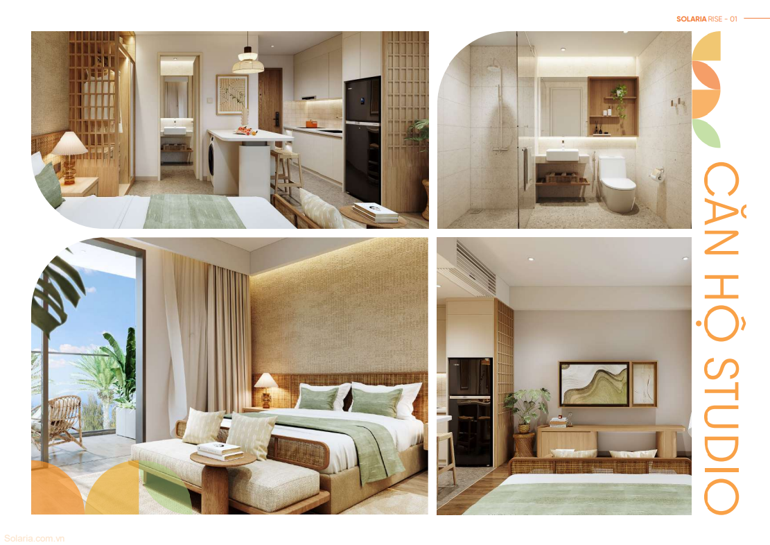 Mặt bằng Studio Solaria Rise